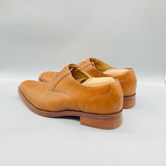 Cole Haan Shoes Mens 11 Brown Leather Derby Oxford Dress Almond Toe Lace Up main image 5